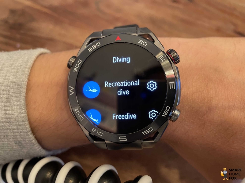 Режим погружения Huawei Watch Ultimate